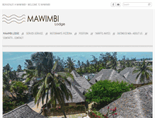 Tablet Screenshot of mawimbidune.com